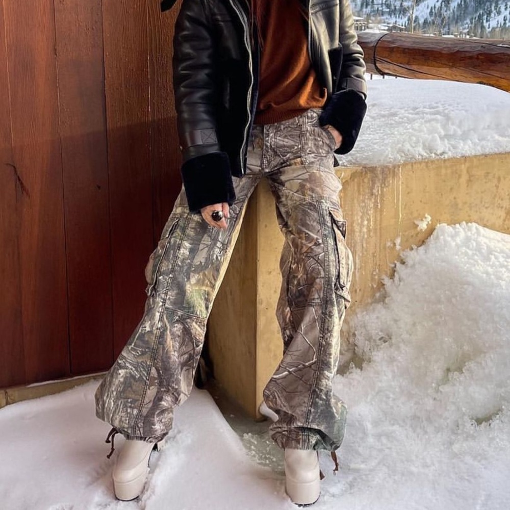 Camo cargo pants